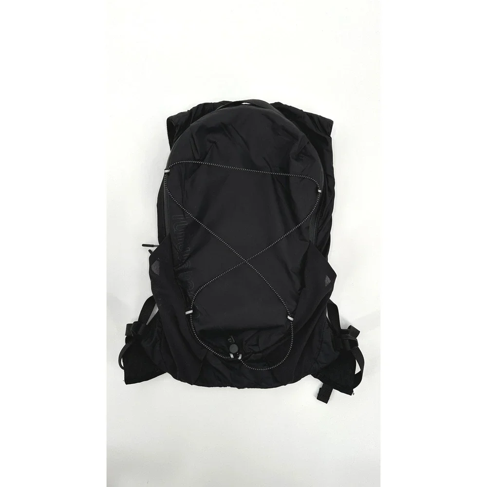 Lululemon Active Backpack 10 L O/S Black Hydration Comp Water Repel Reflective